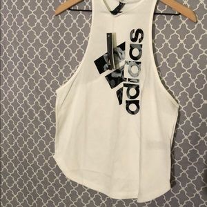 High neck adidas tank top